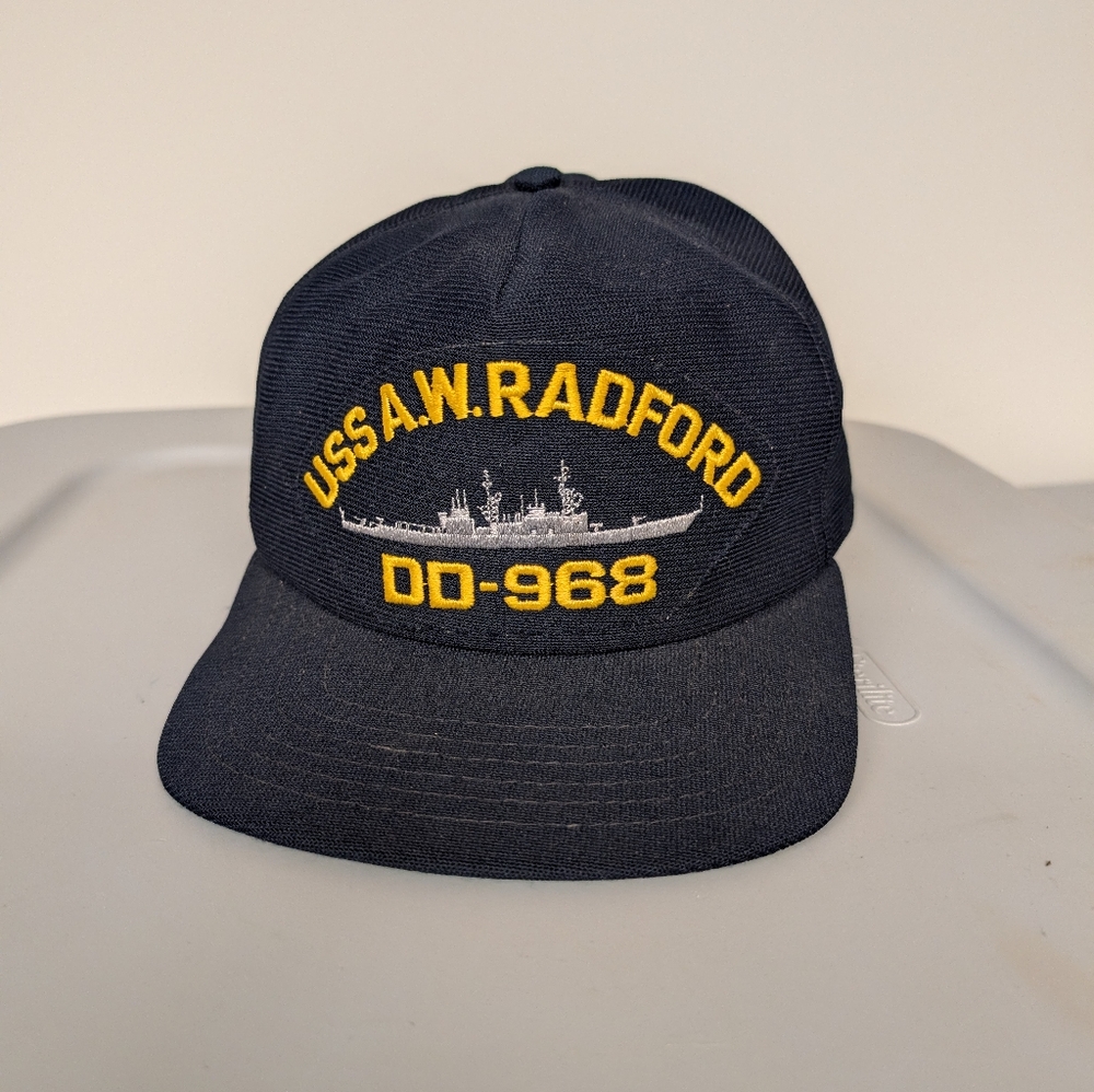 Vtg. USS A. W. Radford Snapback